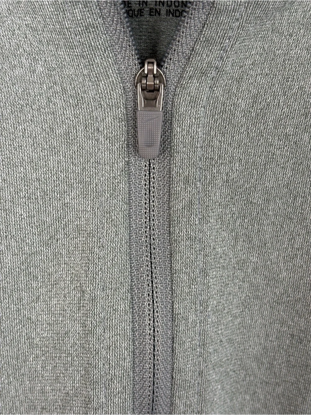 MLB Nike Los Angeles Dodgers Logo Gray Quarter-Zip Performance Pullover Jacket